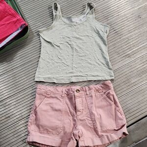 C&C California Shorts With So Tank Top Outfit
